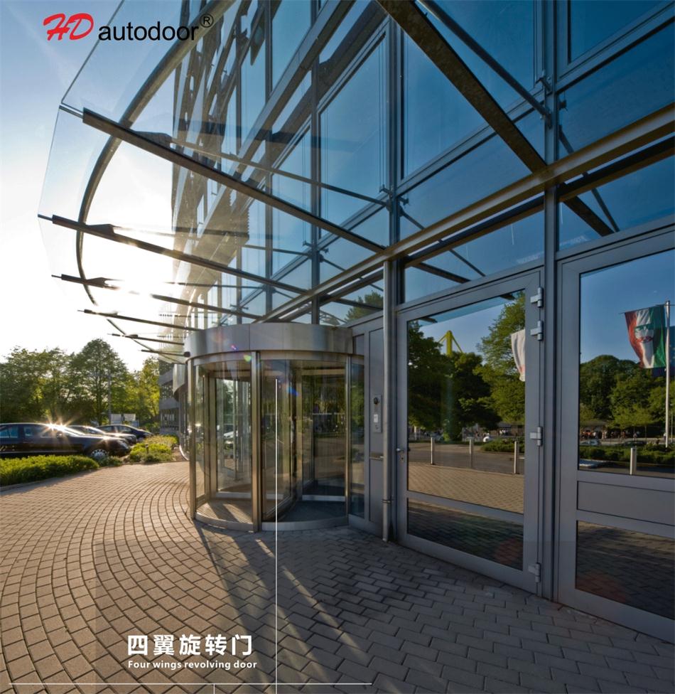 兩翼、三翼、四翼旋轉(zhuǎn)門：青島恒達(dá)自動(dòng)門(圖5)